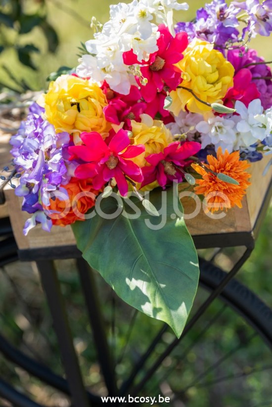 Jline Flor Delphinium Plastico Morado Oscuro