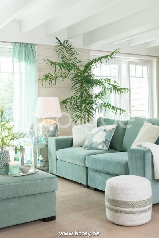 Jline Palma De Bambu En Maceta Plastico Verde Negro Large