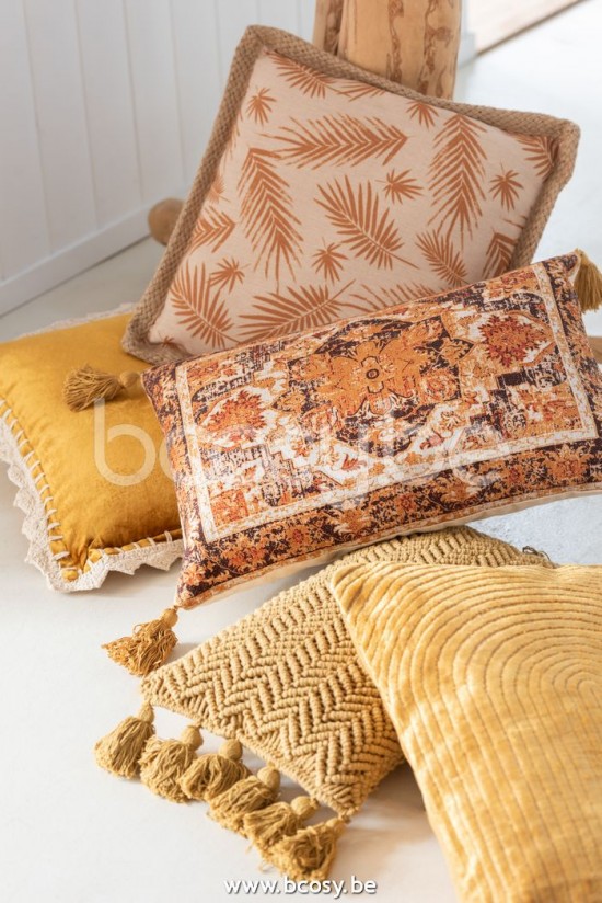 Jline Almohadon Vintage Poliester Rectangulo Mix