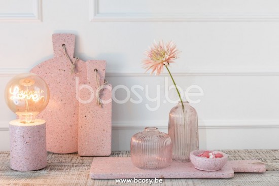 J Line Jline Ciotola Rotonda Terrazzo Rosa Cuenco Redondo Terrazzo Rosa