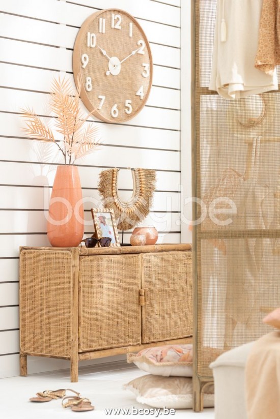 J Line Jline Vaso Uniforme Rotondo Ceramica Pompelmo Large Jarron Regular Redondo Ceramica Pomelo Large