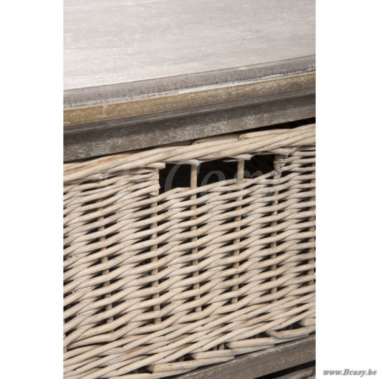 J Line Jline Tv Kast 2Mand 2Sch Ht Grey W