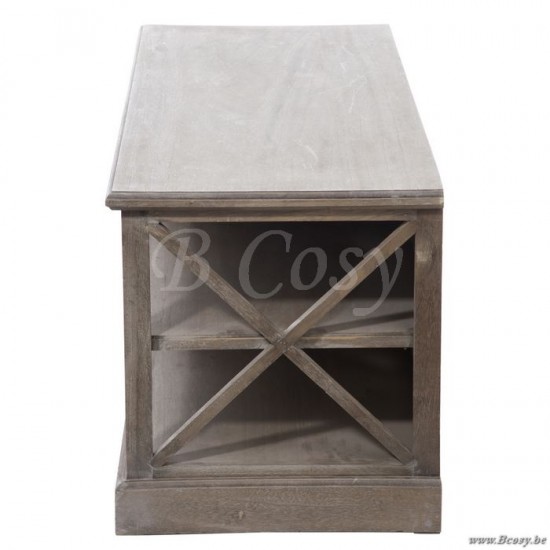 J Line Jline Tv Cabinet 2 Korb Hz Grey W tv fernseher schrank fernseher schraenke moebel