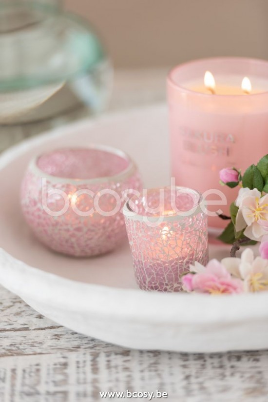 Jline Fotosforo Mosaicos Recto Cristal Rosa