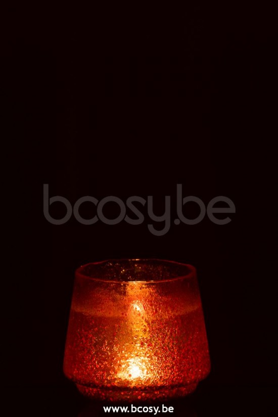 photophores Jolipa J Line Jline Photophore Pois Verre Orange Large