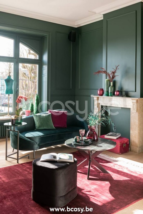 J Line Sofa Elisabeth Textiel Metaal Groen