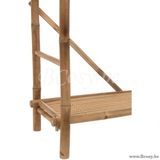 J Line Jline Rack 5 Planks Bamboo Natural cupboard racks