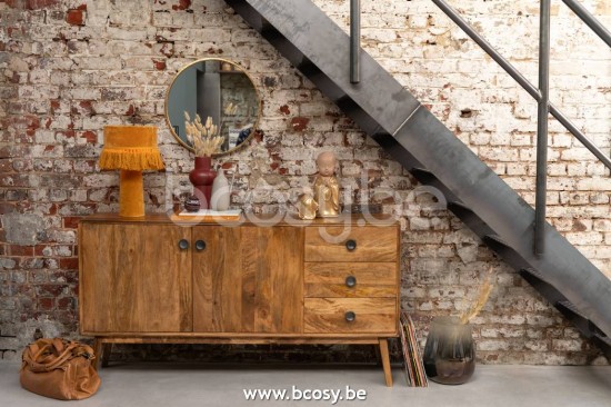 Jline Espejo Mona Redondo Hierro Cristal Oro Large