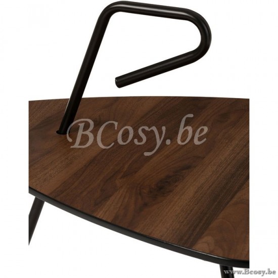 Jline 1597 j line salontafel driehoek bijzettafel met handvat j line Meubels Meubles Furniture Möbel Muebles Mobili MEUBELEN Bijzettafels