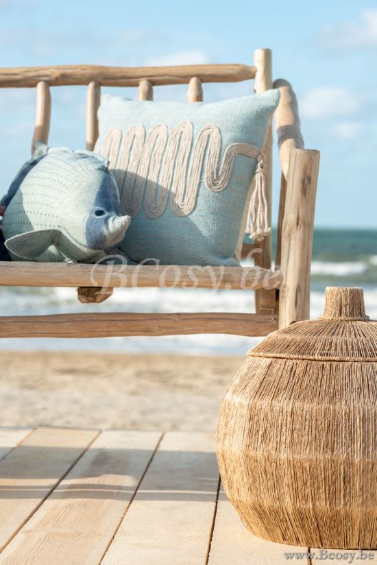 Jline Set 2 Cestas Dantya Bola Yute Natural