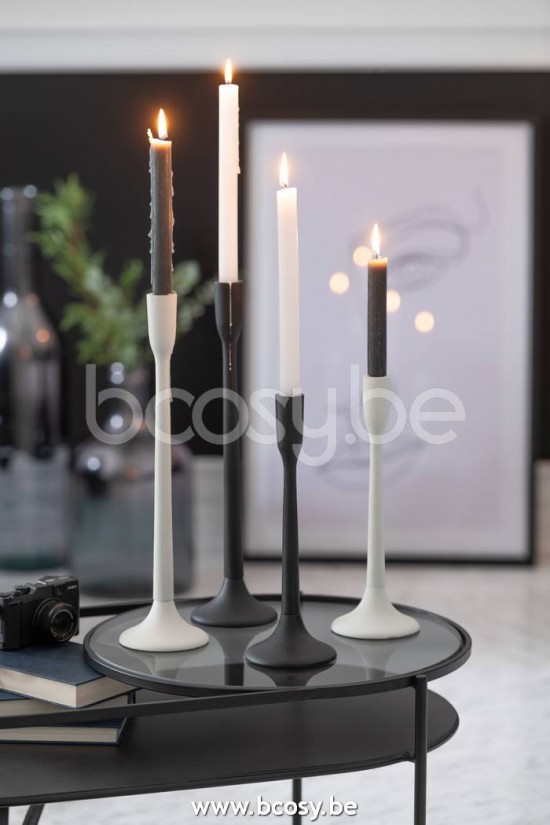 Jline Candelabro Hierro Opaque Negro Large