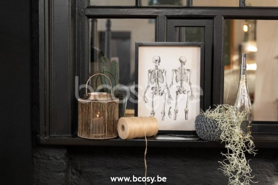 J Line Jline Lanterna Metallo Antico Marrone Small Linterna Hierro Antiguo Marron Small