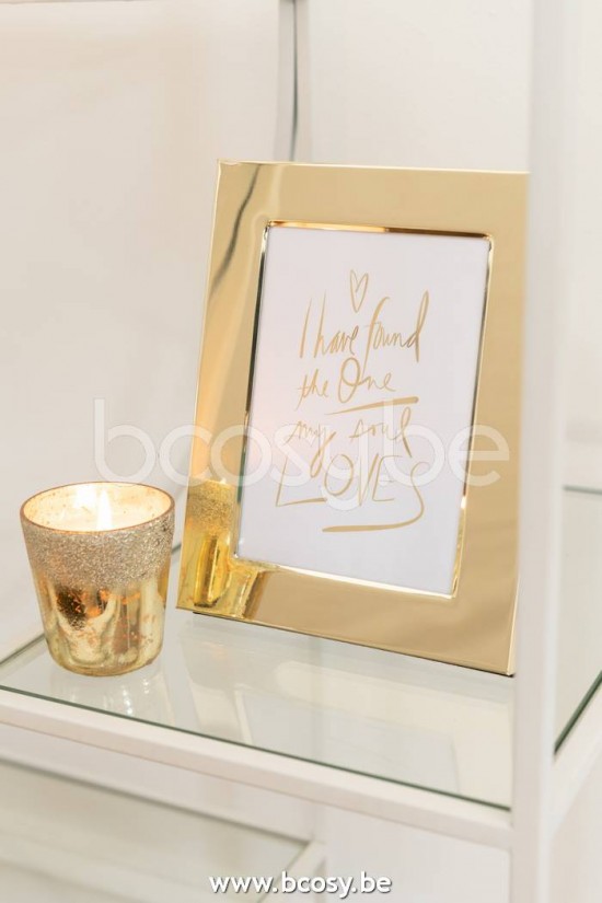 Jline Marco Foto Borde Ancho 13X18 Metal Oro Medium