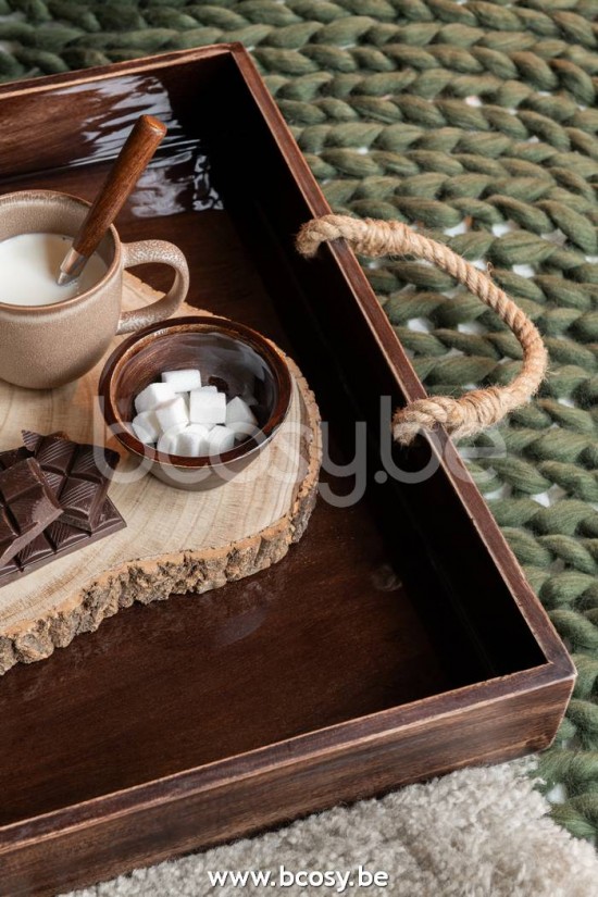 Jline Tazon Madera De Mango Marron Small