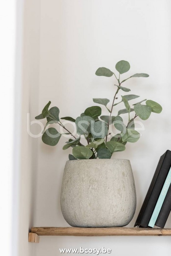 J Line Jline Portavasi Macchie Rugoso Ceramica Grigio Medium Maceta Manchas Rugoso Ceramica Gris Medium