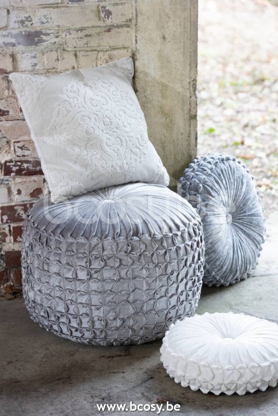 J Line Jline Cuscino Vende Poliestere Bianco Cojin Vende Poliester Blanco