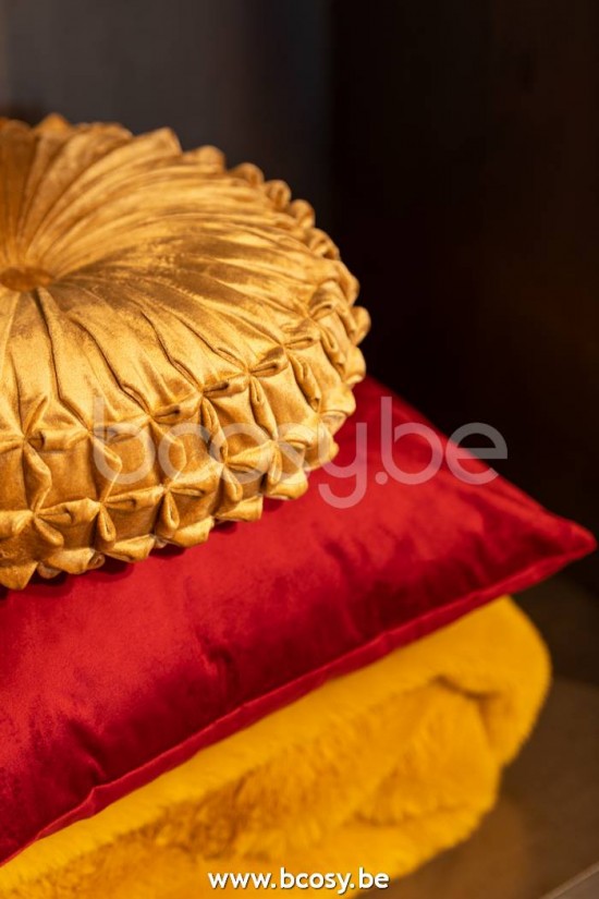 Jline Plaid Manta Cutie Poliester Ocre