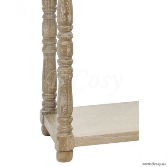 console 3 tiroirs bois 100x30x75cm Console cottage, table drapier J Line tables de drapier murales Jolipa Jline Console 3Tir Bs Grey W