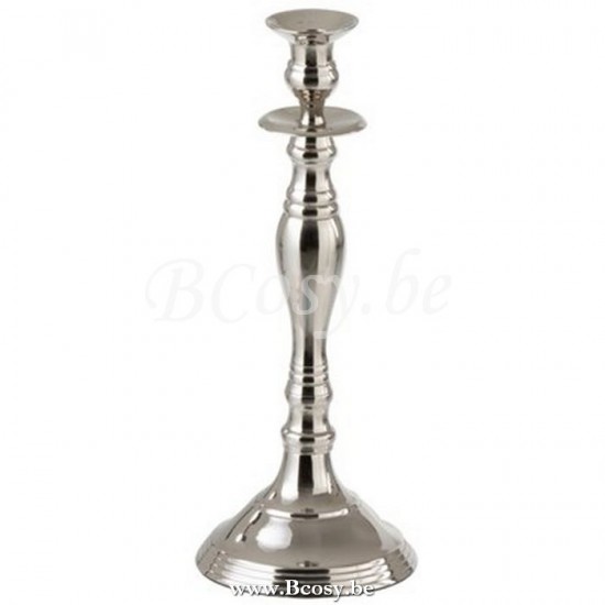Jline 19170 klassieke kandelaar aluminium nikkel j line Kaarshouders Support Bougie Candleholders Kerzenhalter Soporte Vela Portacandela DECORATIE Thee Windlichten Kandelaars
