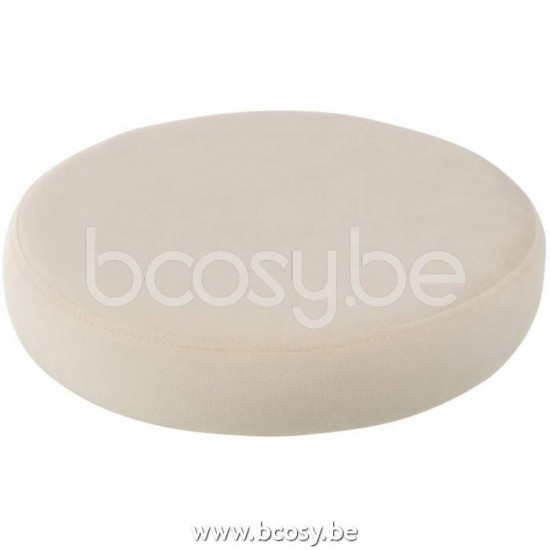 J Line 19526 Zitting Voor Frame Textiel Wit L34xB34xH8 cm