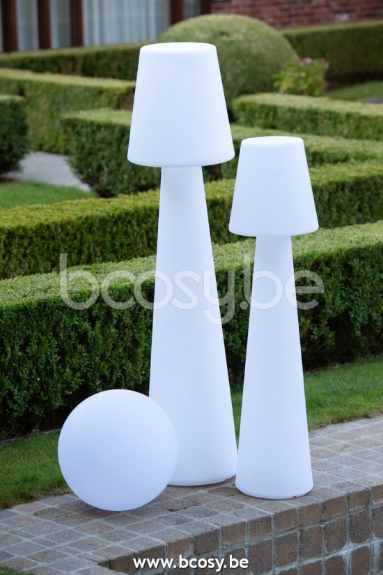 JLine J Line 20272 Lamp Bol Buiten Led Plastiek Mix Small L30xB30xH30 cm Tafellampen Leeslichten Leeslampen Binnenverlichting