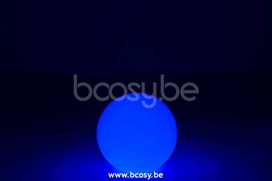 J Line 20273 Lamp Bol Buiten Led Plastiek Mix Medium L40xB40xH40 cm Tafellampen Leeslichten Leeslampen Binnenverlichting