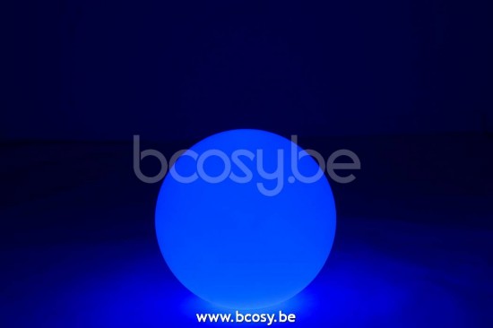 J Line 20274 Lamp Bol Buiten Led Plastiek Mix Large L50xB50xH50 cm Tafellampen Leeslichten Leeslampen Binnenverlichting