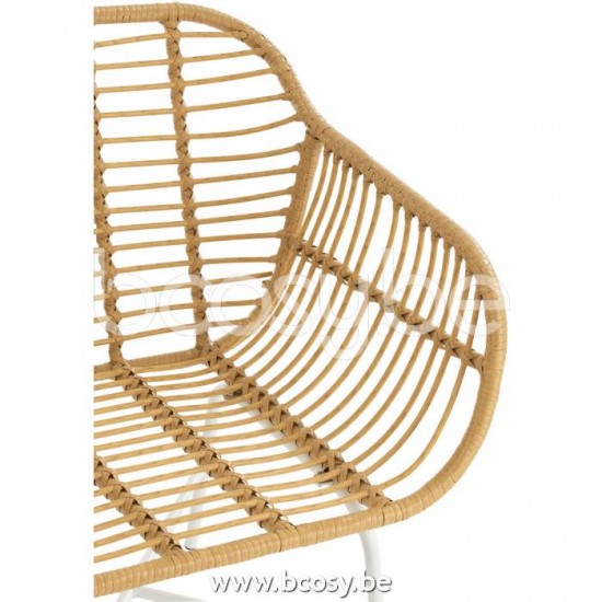 J Line Jline Chair Rachelle Outdoors Met Plastic Natural White stuhl stuehle