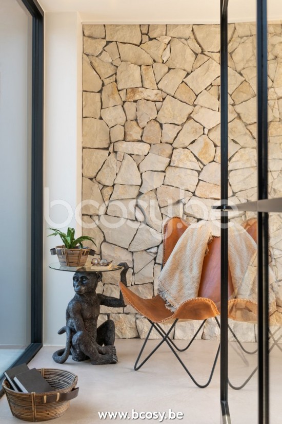 Jline Set De 3 Bandejas Asa Rattan Marron