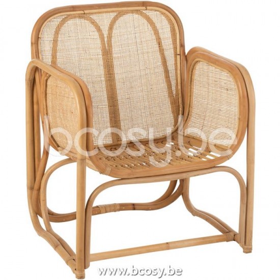 J Line Jline Chair Cushion Casablanca Rattan Natural dining chairs