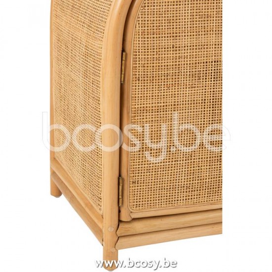 J Line Jline Closet Ellen Small Rattan Natural closets cupboards closets