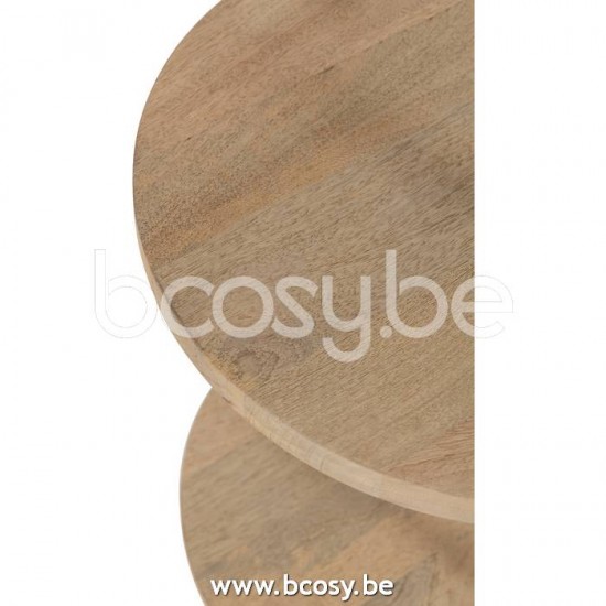 J Line Jline Jolipa 20951 Tafel Eli Mango Hout Naturel