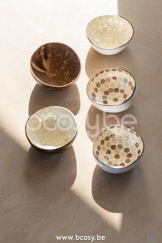 Jline Half Coconut Ball Nuye Nut Paint White