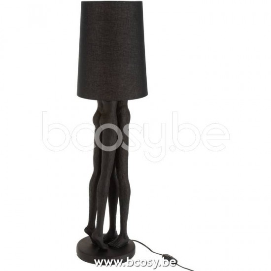 J Line Jline Jolipa 21552 Lamp Koppel Poly Zwart