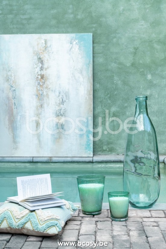 Jline Jarron Botella Cristal Aqua Large