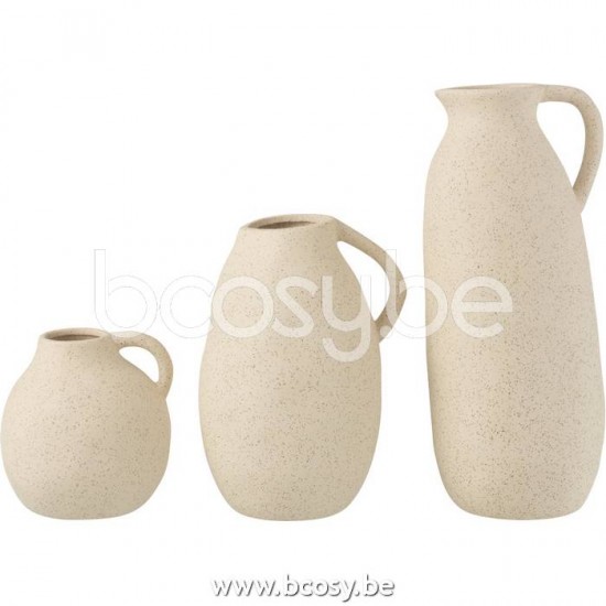 vases Jolipa J Line Jline Vase Cruche Ceramique Beige L