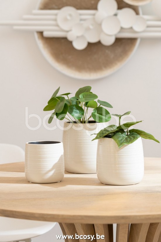 Jline Tarro Igual Ceramico Blanco Small