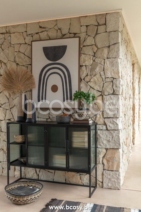 Jline Jarron Maria Alto Ceramica Negro Small