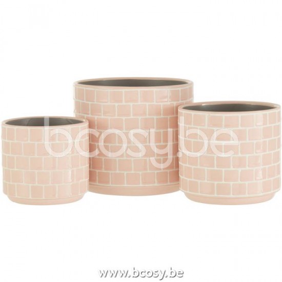 Jline 22986 Bloempotten Cache Pots Flowerpots Blumentöpfe Macetas Vasi Per Piante DECORATIE Schalen potten vazen
