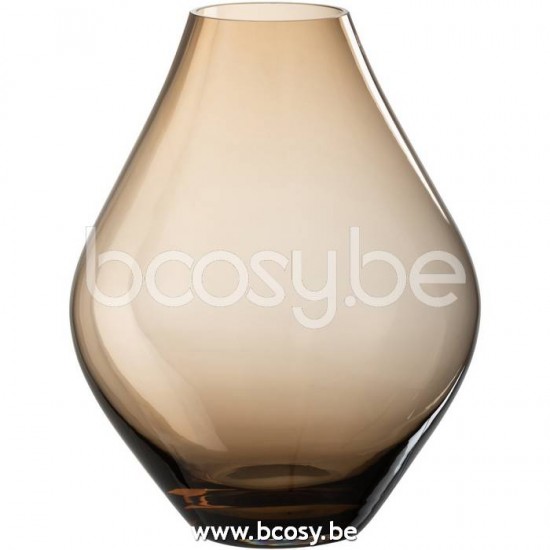 vases Jolipa J Line Jline Vase Abby Verre Ambre Large
