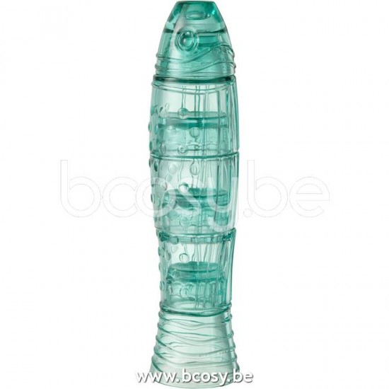 verres a d eau Jolipa J Line Jline Verre Poisson Verre Bleu Azur