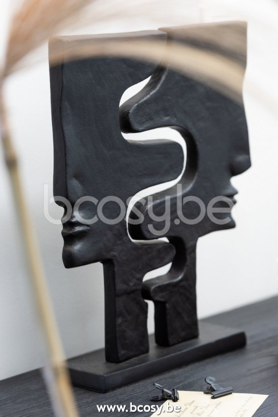 Jline Figura Caras En Pie Aluminio