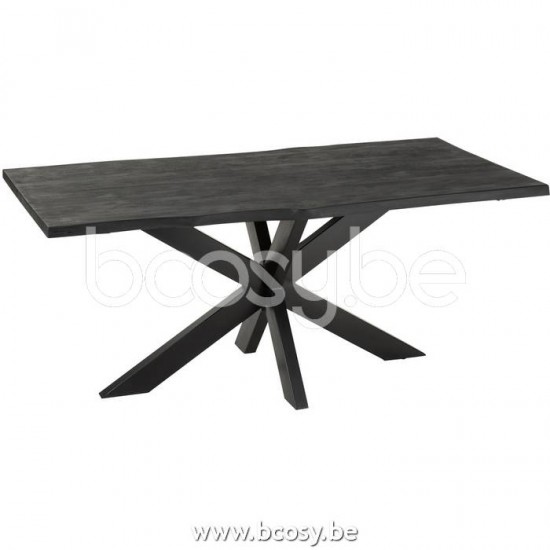 J Line Jline Esstisch Gerard Mango Holz Schwarz esstische