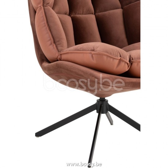 J Line Jline Chair Relax Cushion On Frame Textile Metal Rust Brown lounge seats couches longchairs