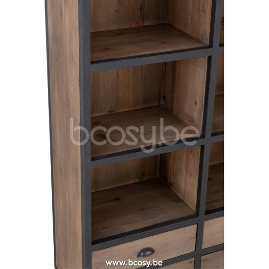 J Line 25071 Boekenkasten bibliotheque Bücherborde Meubelen Indoor Furniture library cupboards Buecherschraenke Bibliotheques Bücherschrank Biblio Biblioteek bibliothek Boekenkast Regale Mobili librar