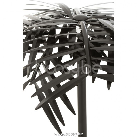 J Line Jline Table Lamp Leaf Metal Black Table Lights