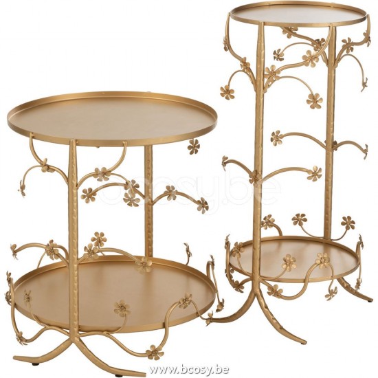 tables d appoint bouts de canapé Jolipa J Line Jline Table D Appoint Metal Or Medium