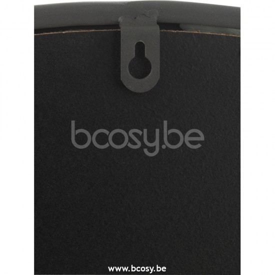 miroirs Jolipa J Line Jline Miroir Rond Noir Mat Large