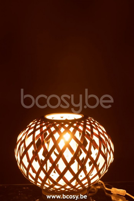 Éclairage Armatures Luminaires D'intérieur Pieds De Lampe Avec Abat Jour Lampes De Table Jolipa J Line Jline Lampe De Table Bambou Blanc