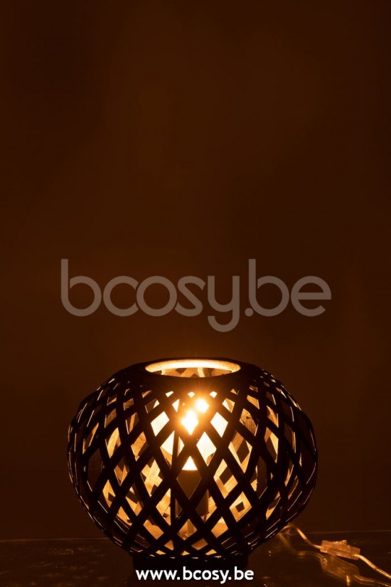 Éclairage Armatures Luminaires D'intérieur Pieds De Lampe Avec Abat Jour Lampes De Table Jolipa J Line Jline Lampe De Table Bambou Noir